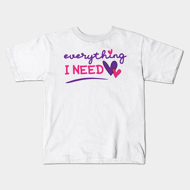 Everthing Kids T-Shirt by Wanda City